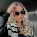 Hip-Hop Inspired Polarized  Vintage Metal Oval Sunglasses for Bold Style