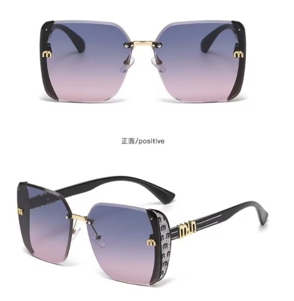 Elegant Spray Pattern Polarized Sunglasses for Light Luxury Lovers - Image 5