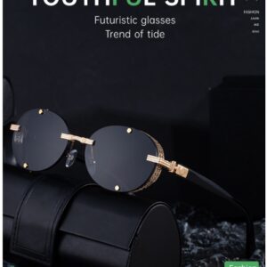 EyeKraze Retro Punk Oval Women Sunglass